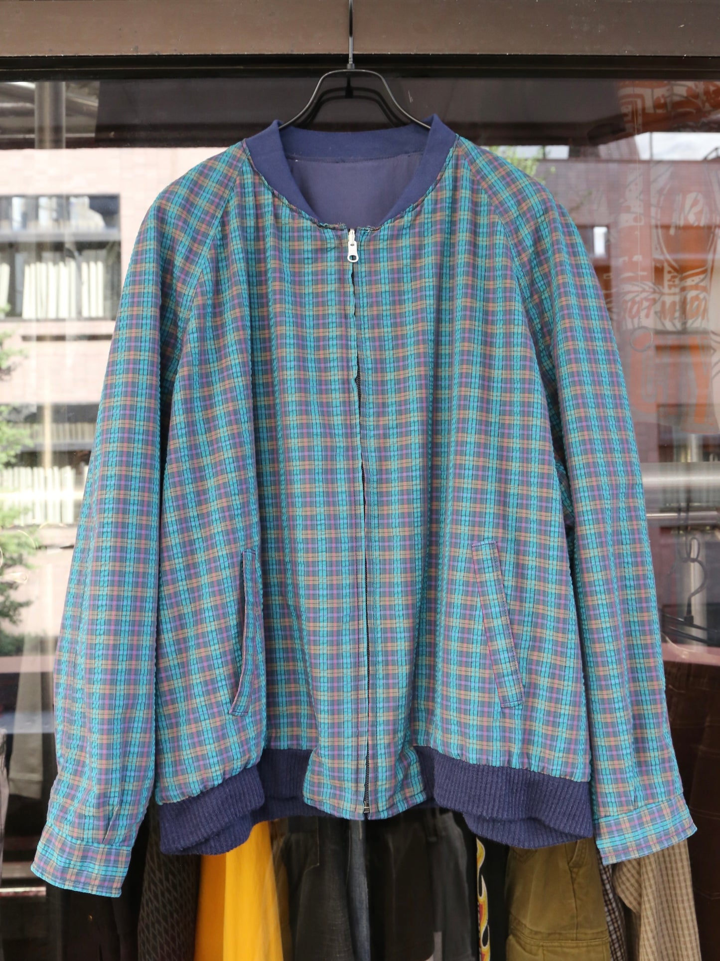 1990S UNKNOWN REVERSIBLE BOMBER JACKET