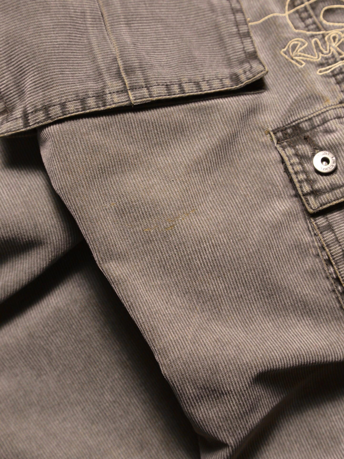 2000S RIP CURL CORDUROY CARGO PANTS