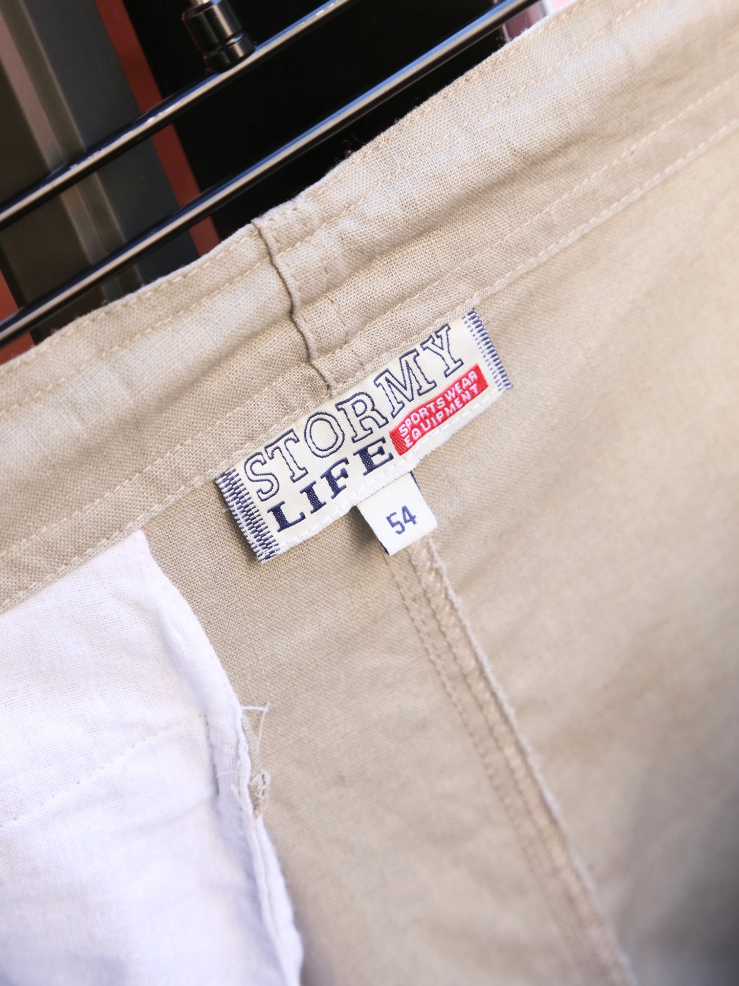 2000S STORMY LIFE LINEN EASY CROPPED PANTS