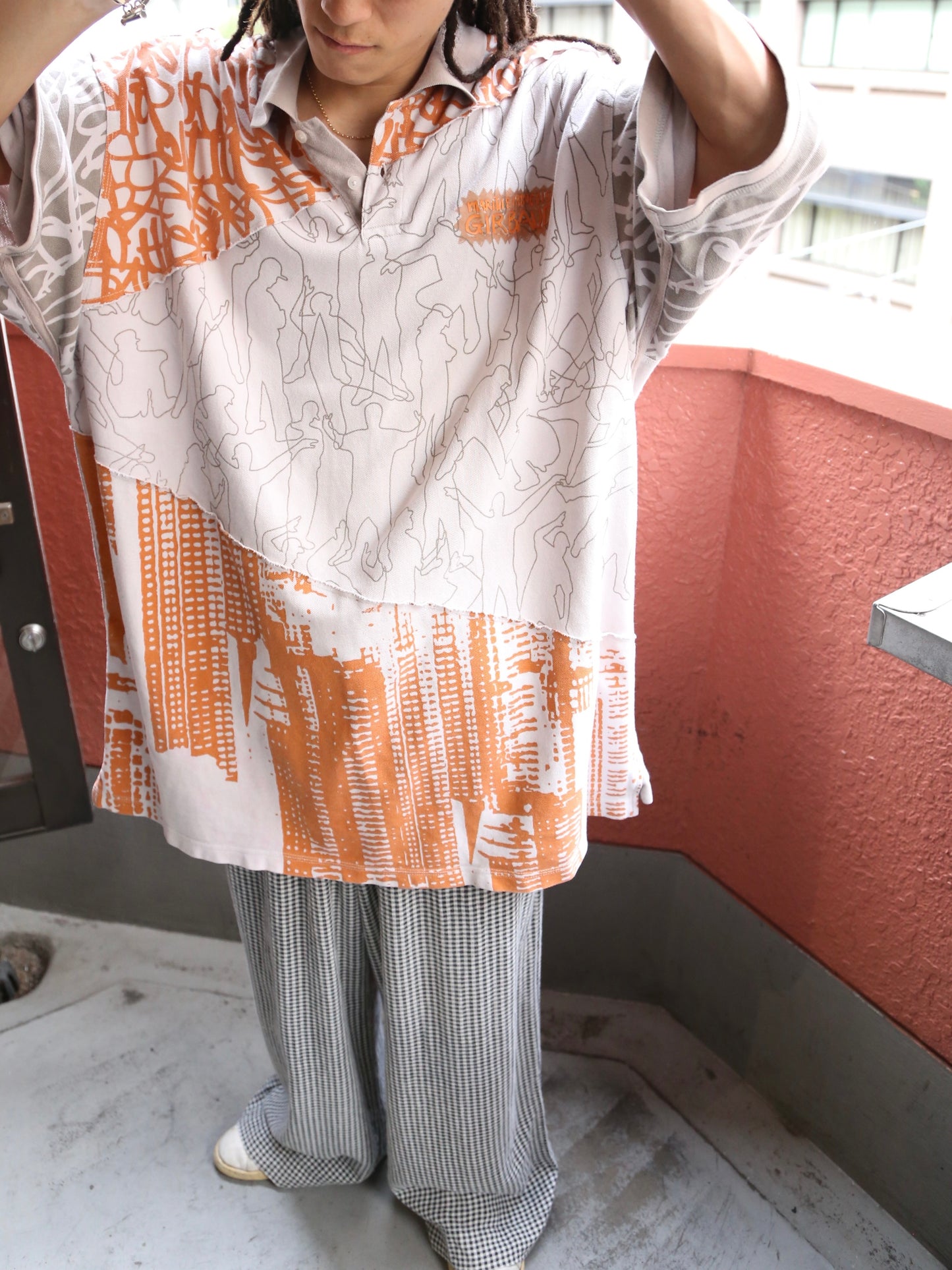 2000S MARITHE + FRANCOIS GIRBAUD S/S POLO SHIRT