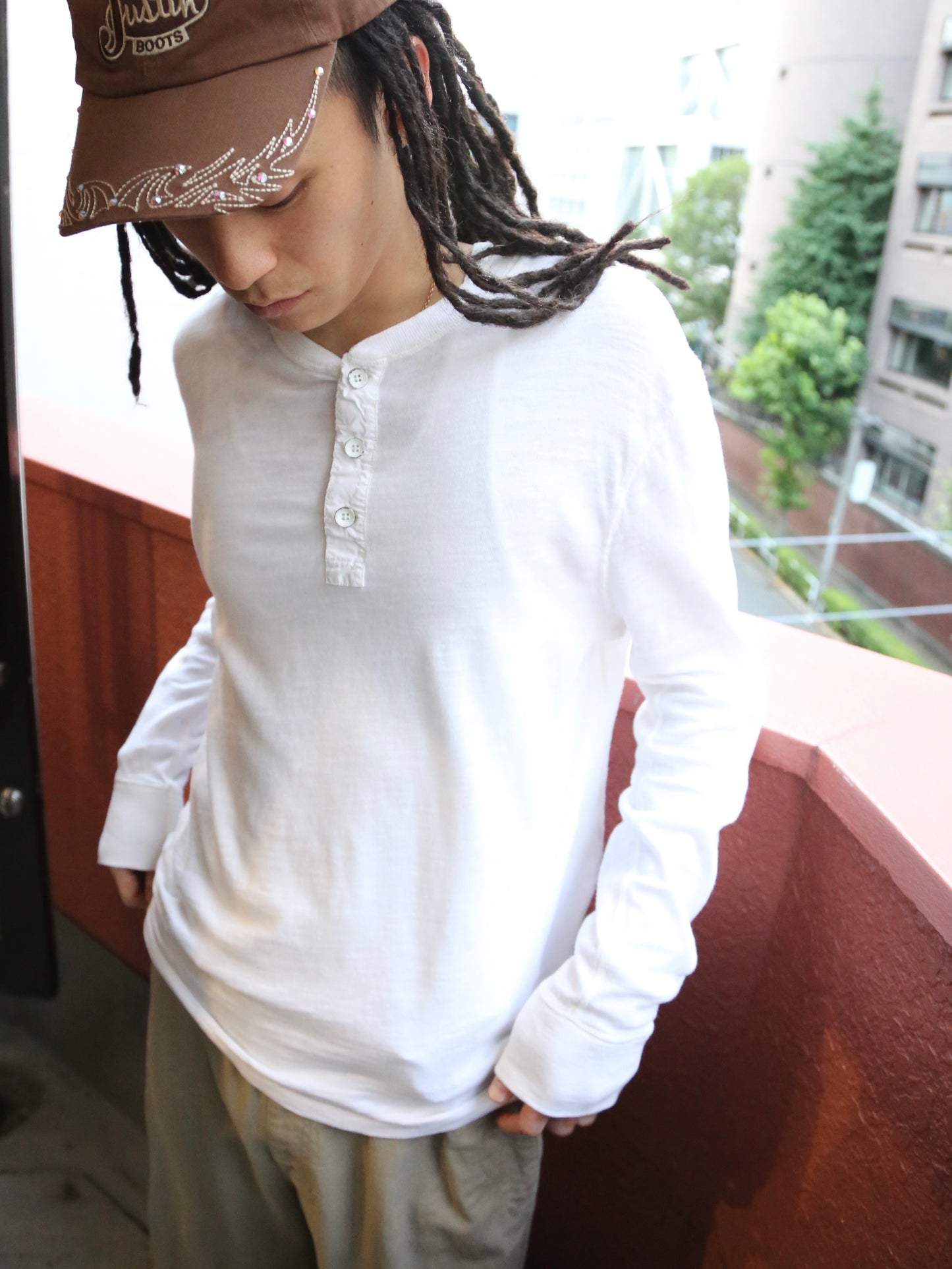 2000S RAG & BONE HENLEY NECK L/S TOP