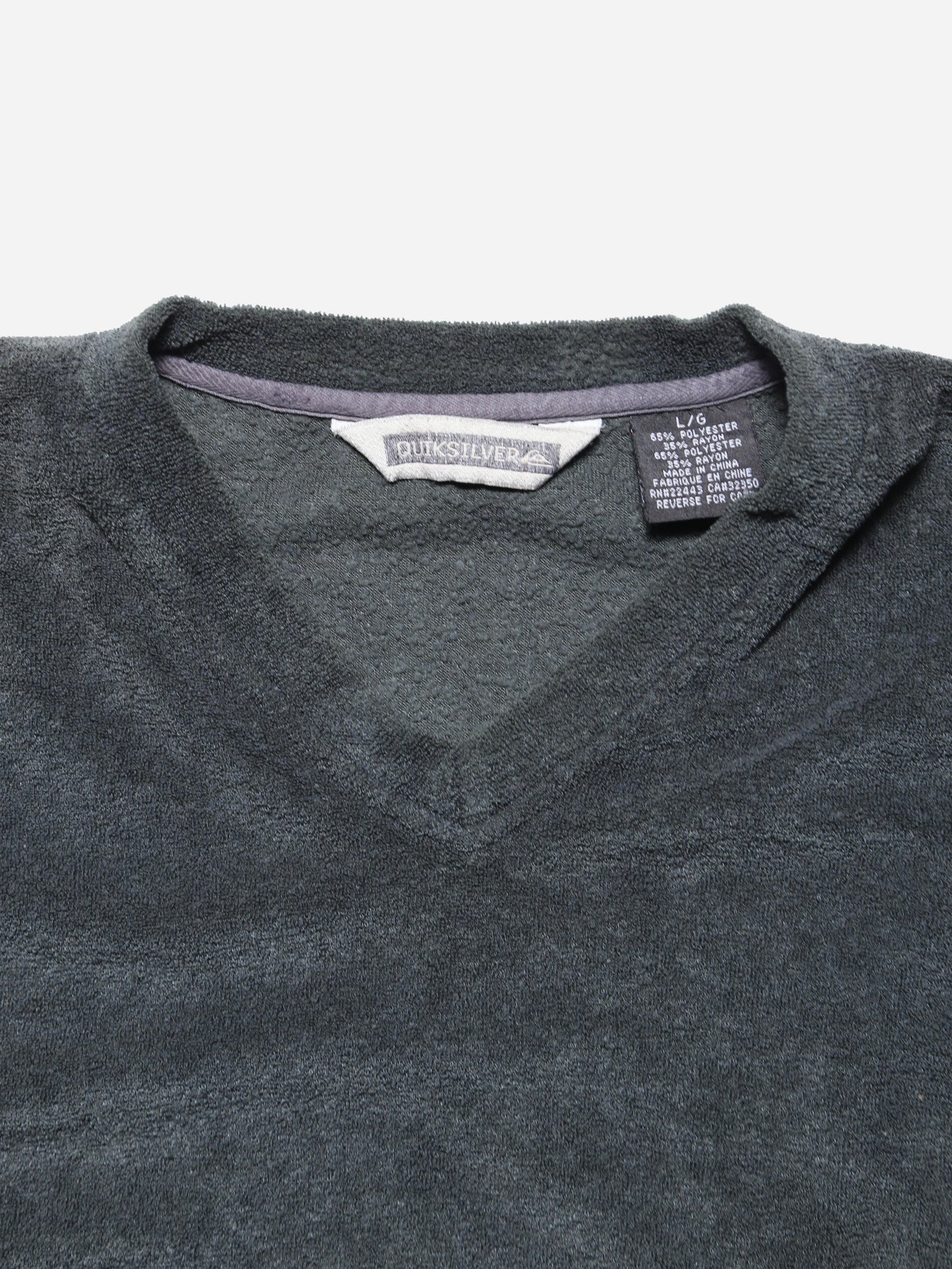2000S QUIKSILVER PILE V-NECK PULLOVER