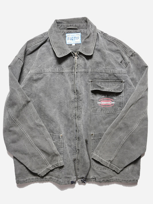 1990S EURO FADED ZIP-UP JACKET