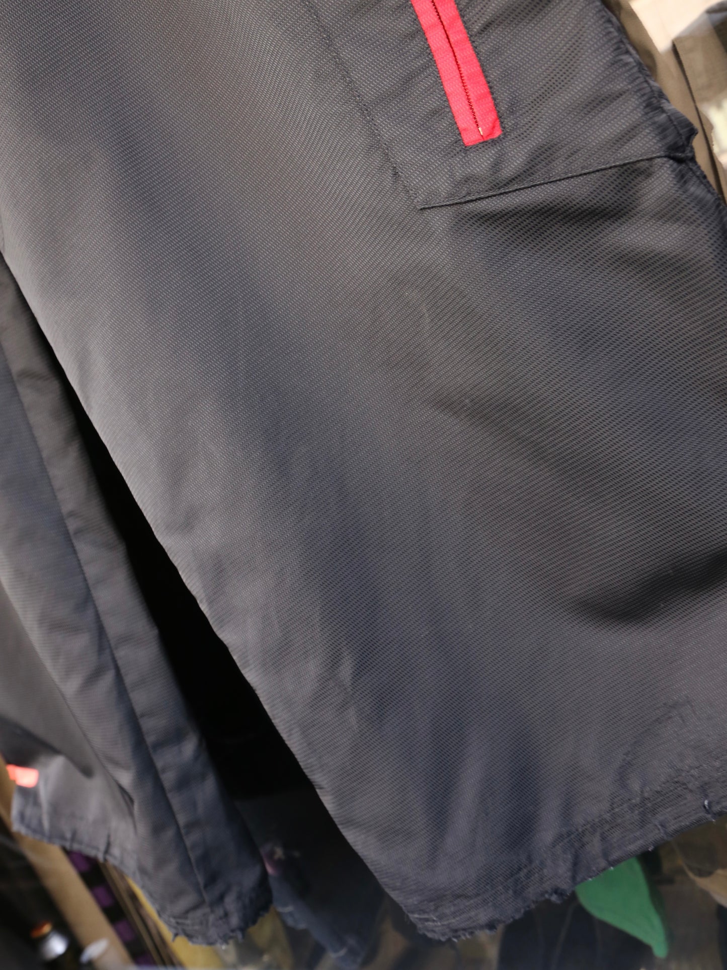 2000S CAFFEINE NYLON RAVE PANTS