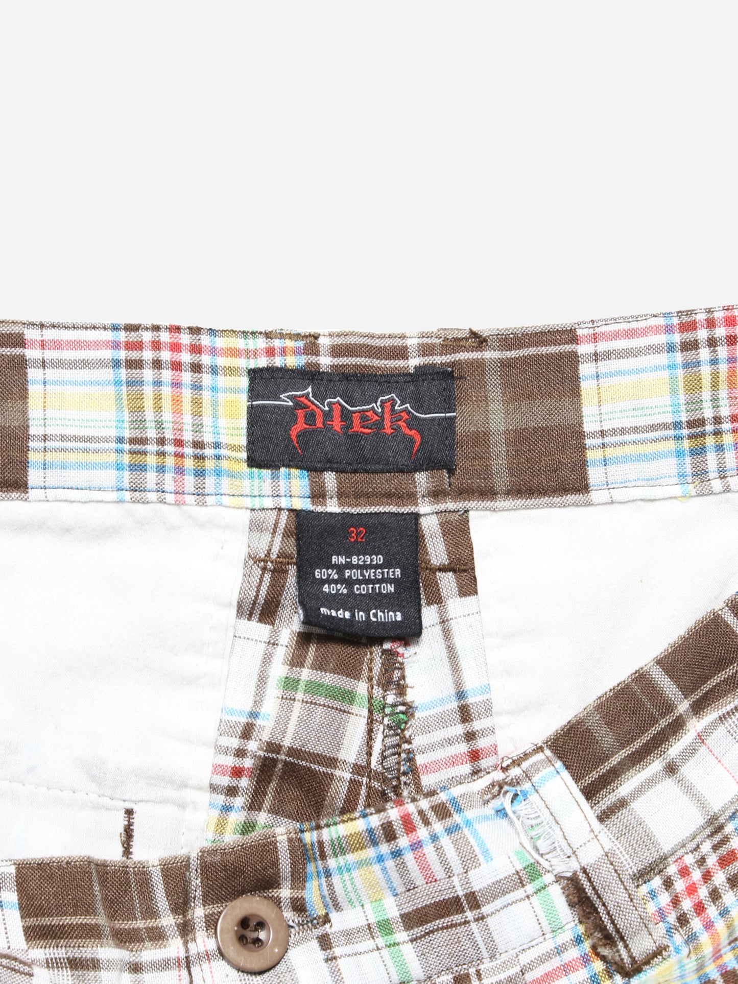 2000S PATCHWORK BAGGY SHORTS