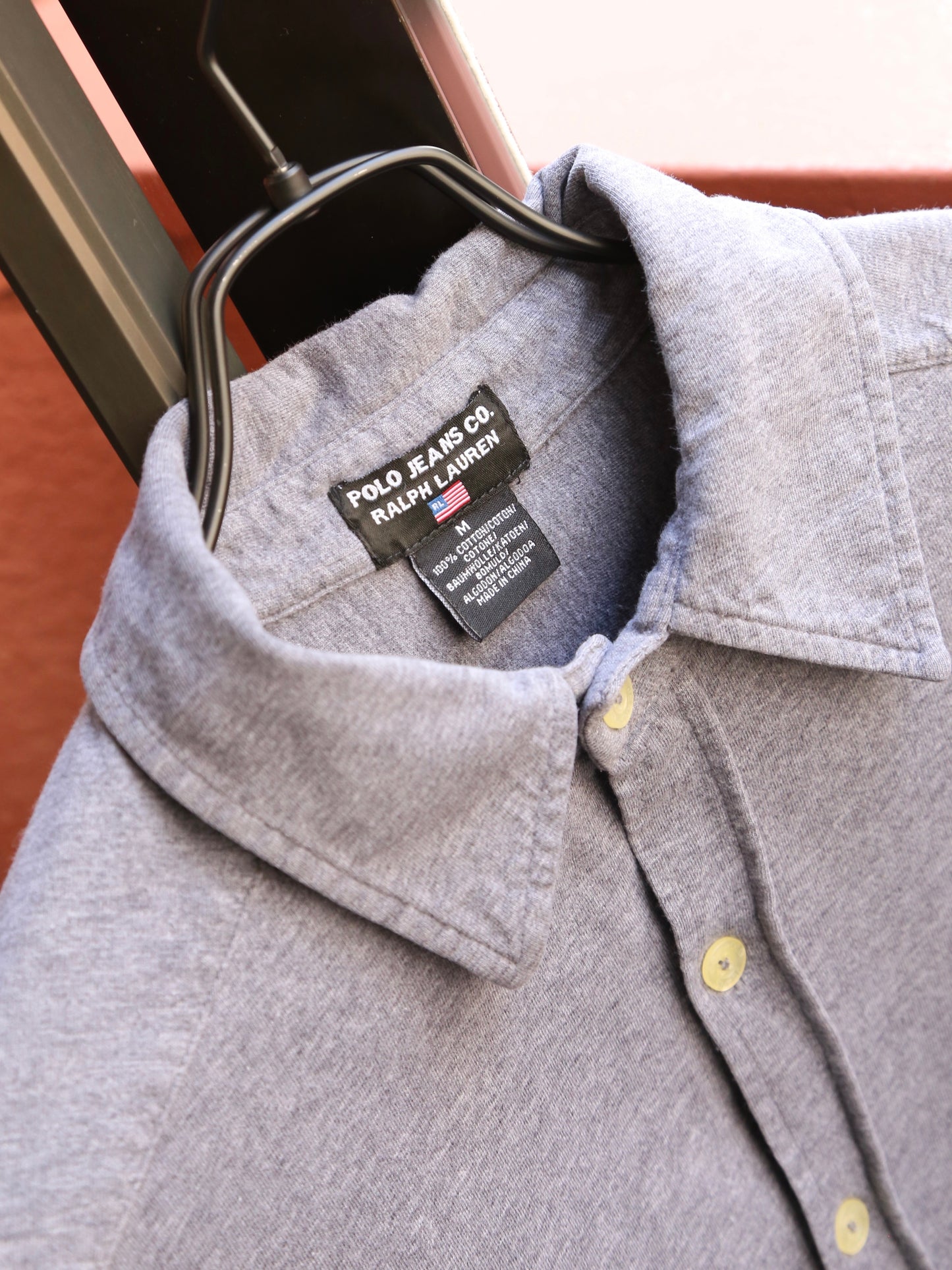 2000S POLO JEANS L/S COTTON JERSEY SHIRT