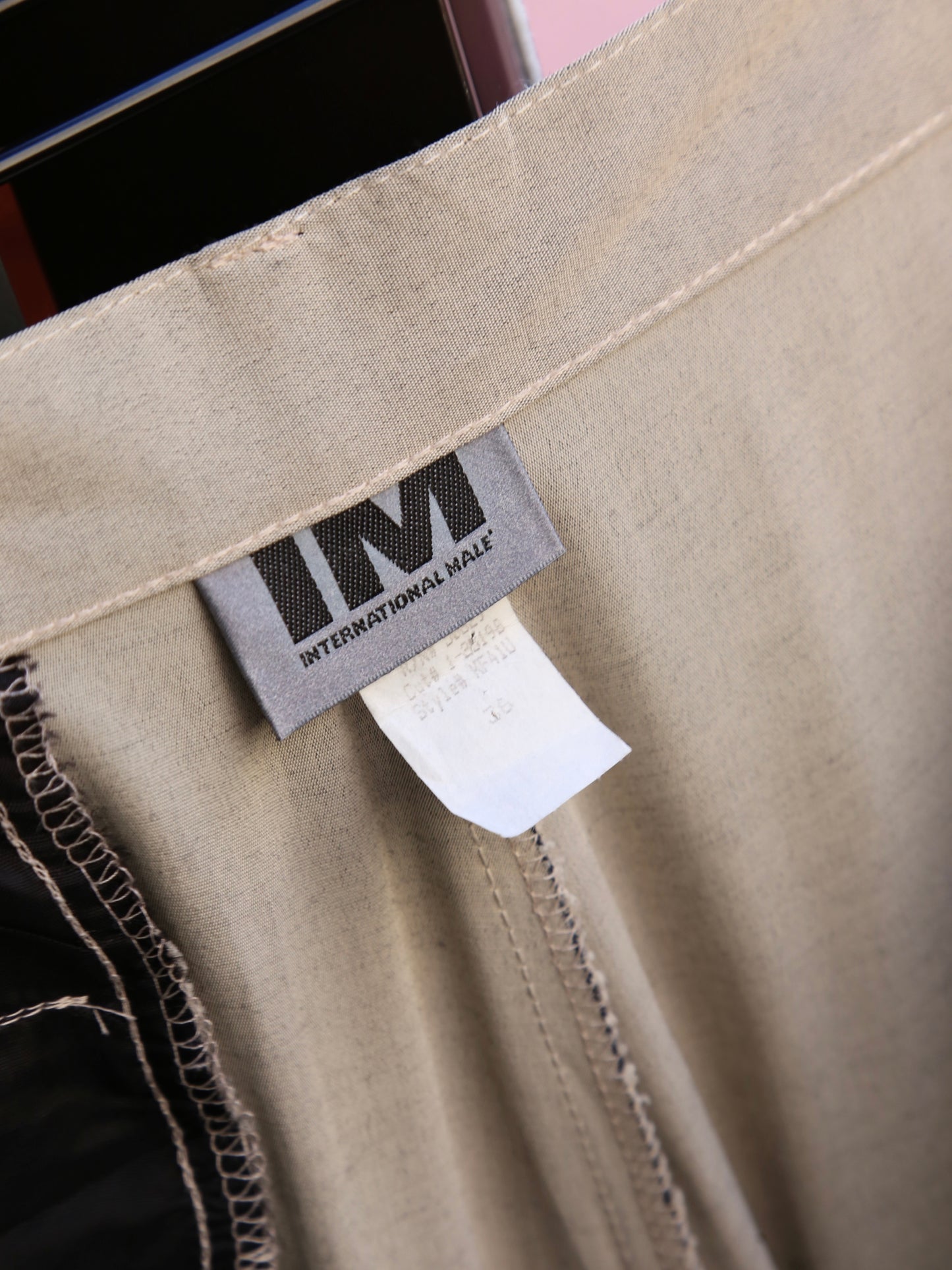 1990S INTERNATIONAL MALE 3-TUCK WIDE SLACKS