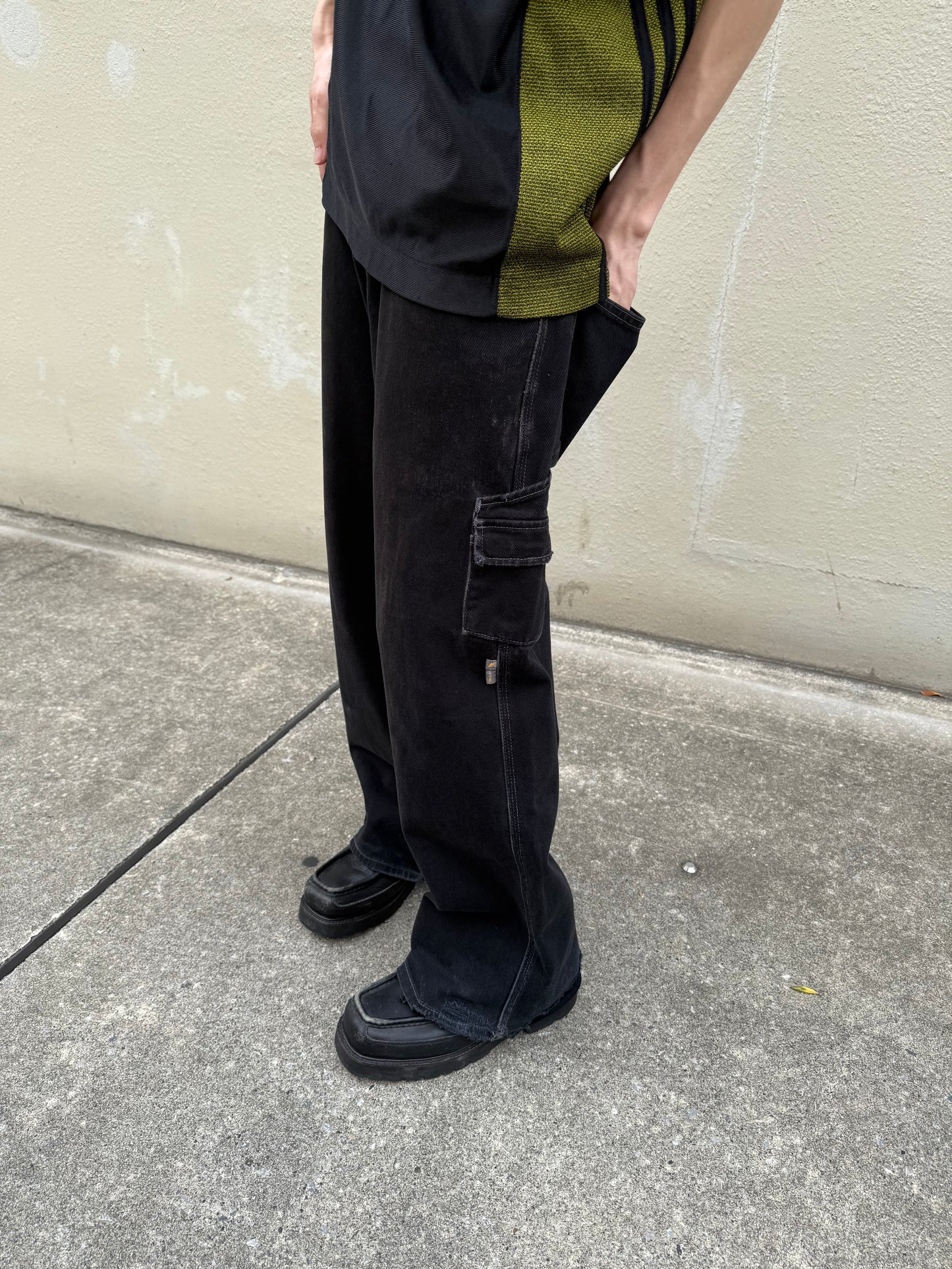 2000S LEVI'S SILVERTAB BAGGY DENIM PAINTER  PANTS