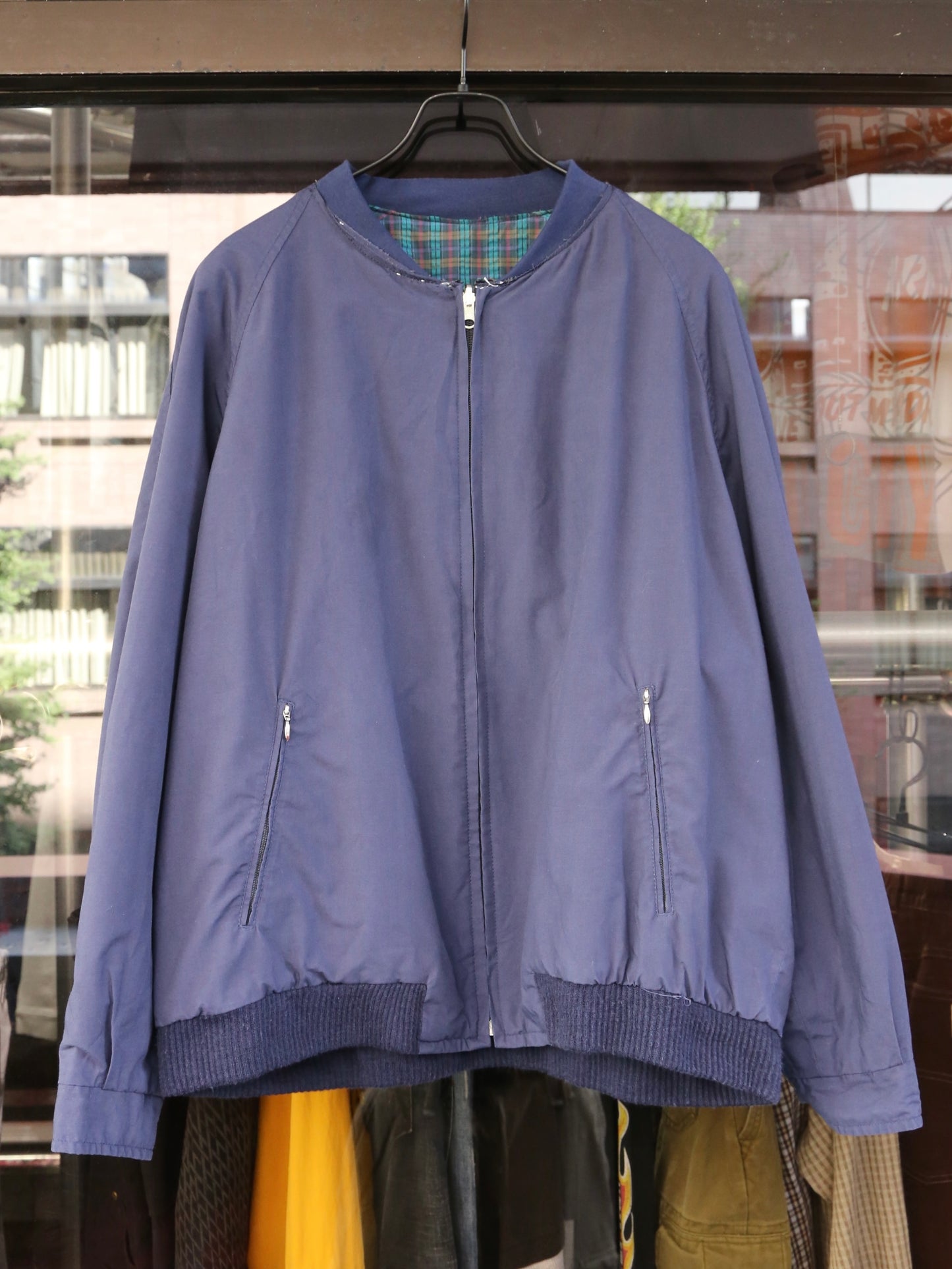 1990S UNKNOWN REVERSIBLE BOMBER JACKET