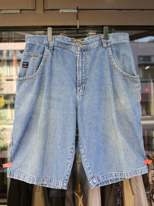2000S MACHINE BAGGY DENIM SHORTS