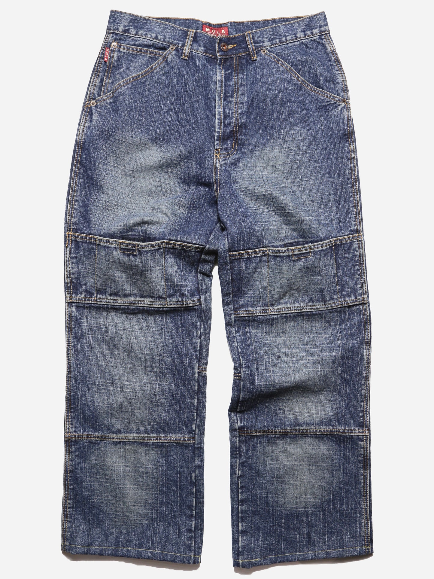 2000S MOLA JEANS STITCHED DENIM PANTS