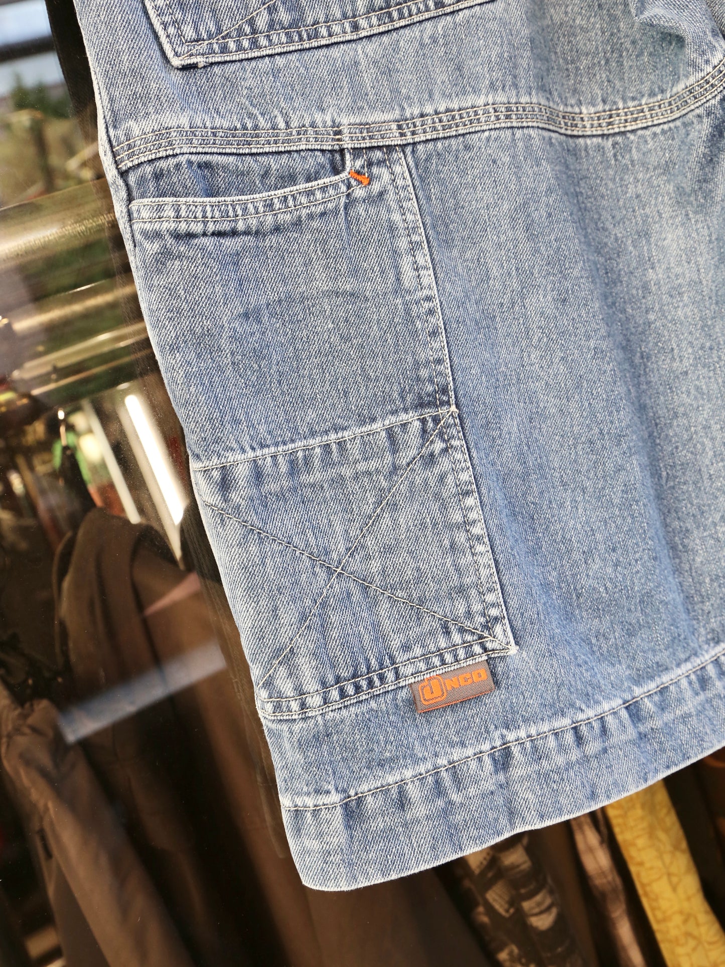 1990S JNCO CARPENTER DENIM SHORTS