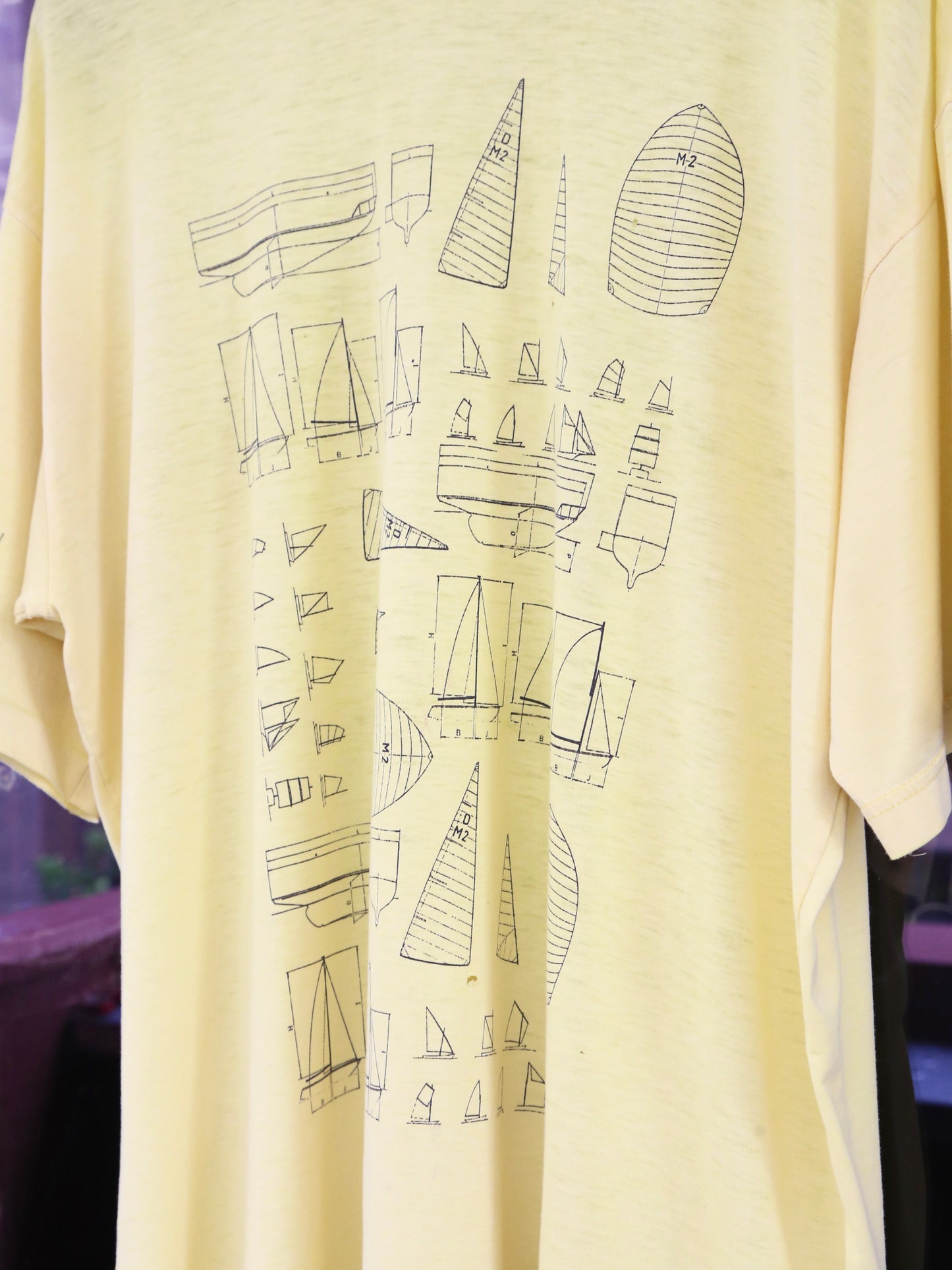 1990S UNKNOWN "SAILBOAT" S/S TEE