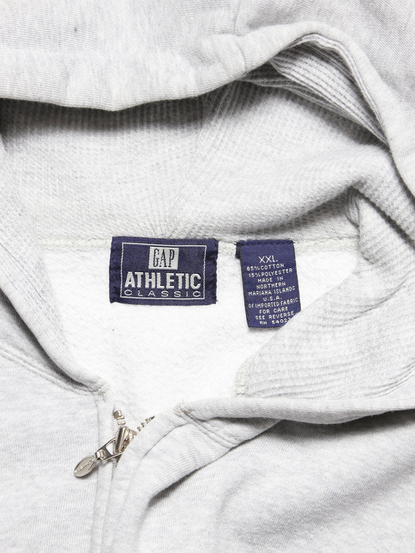 1990S GAP ATHLETIC ZIP-UP HOODIE
