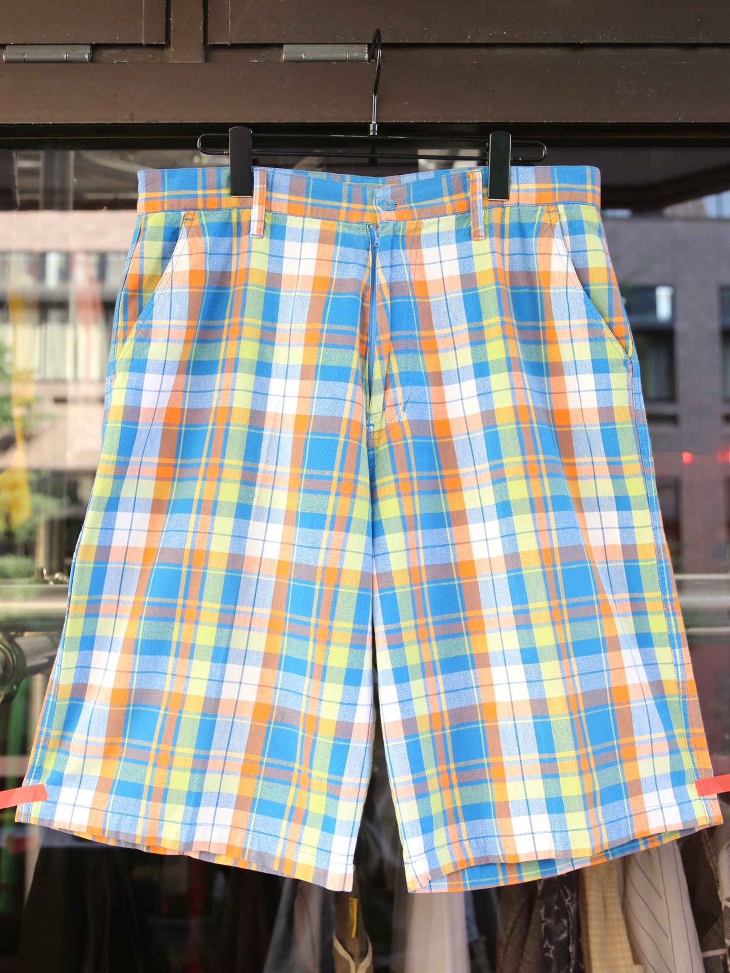 2000S REGAL WEAR PLAID PATTERN BAGGY SHORTS