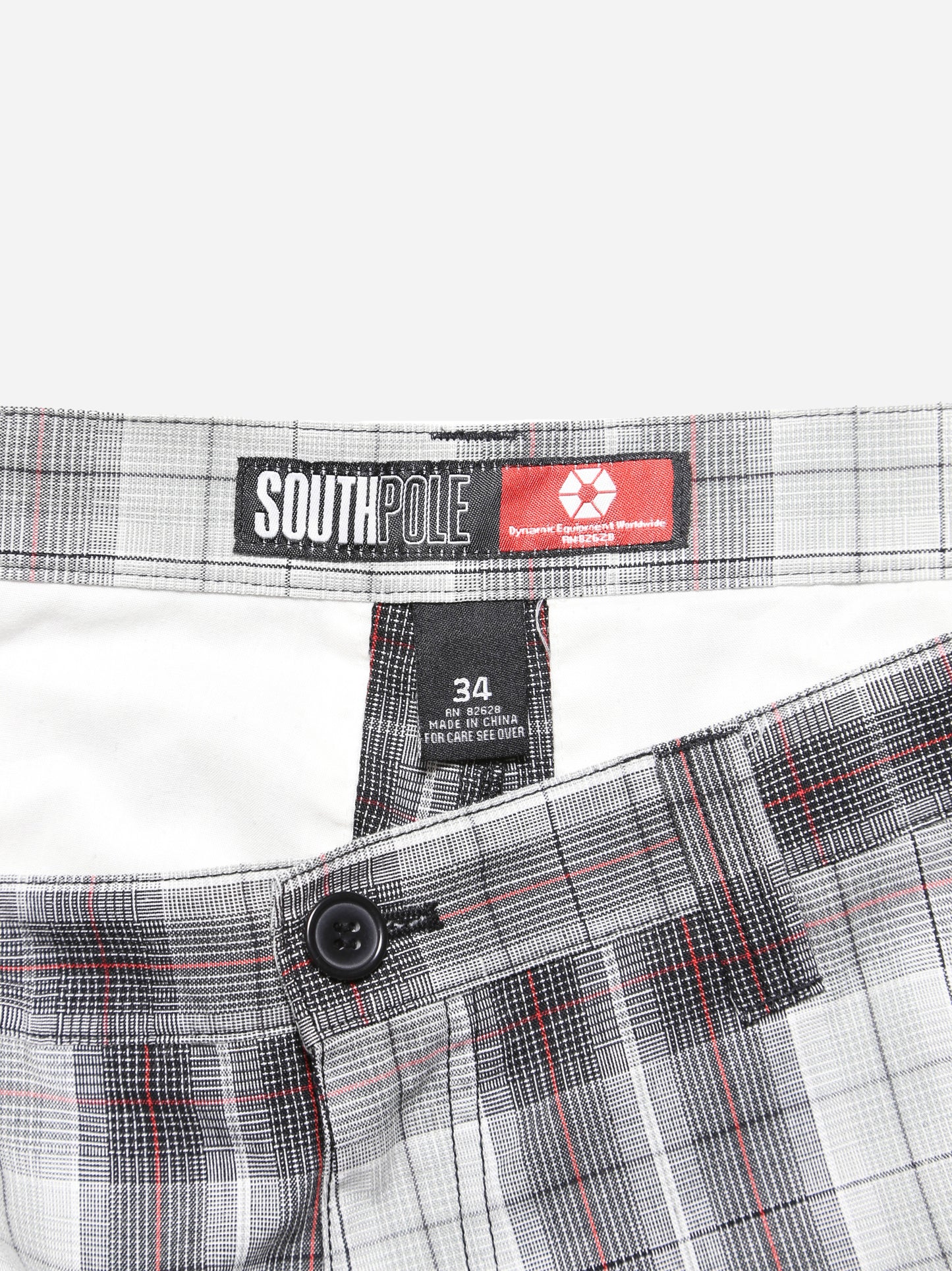 2000S SOUTHPOLE PLAID PATTERN BAGGY SHORTS