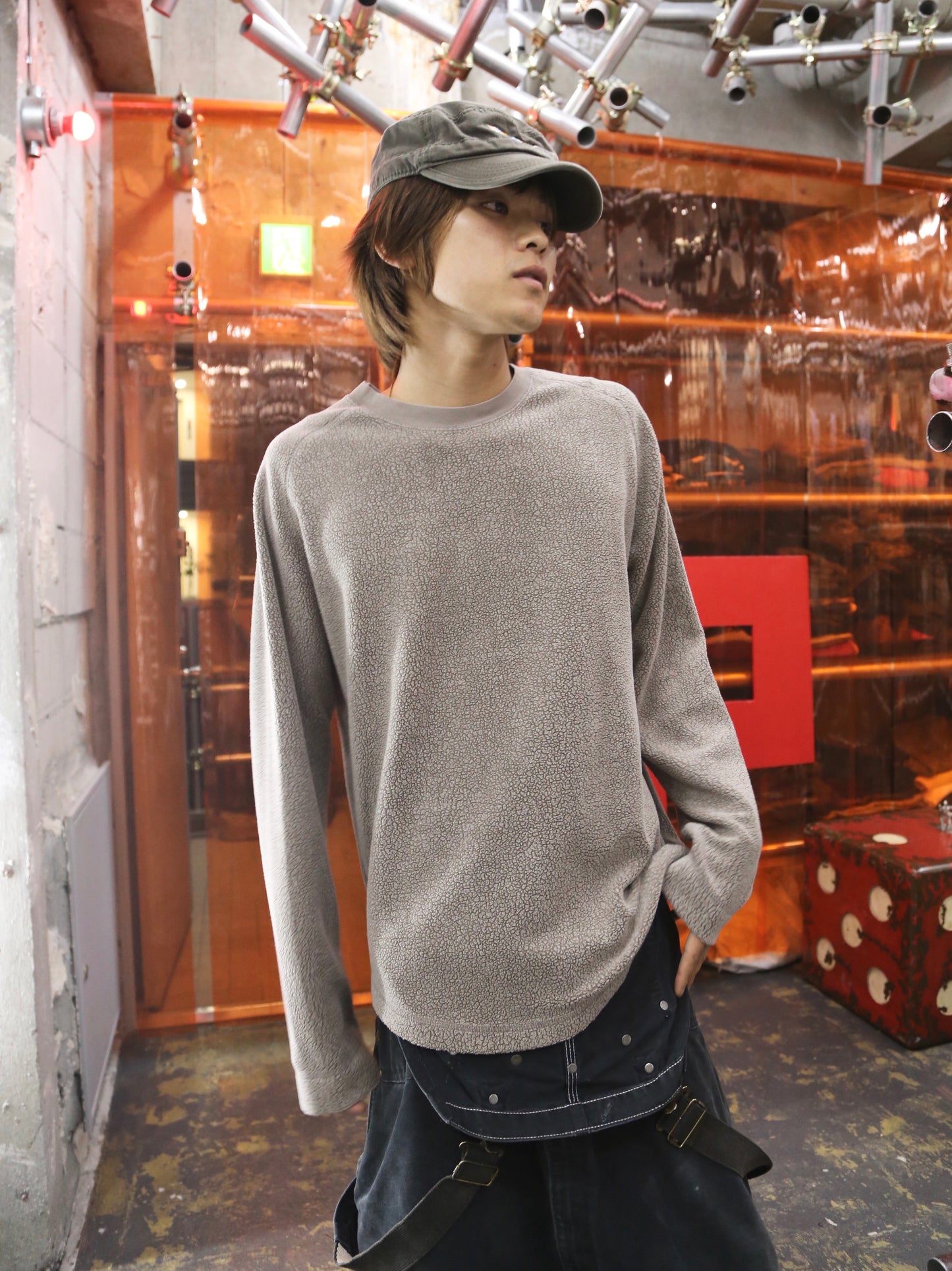 1990S CK JEANS PILE SWEATSHIRT