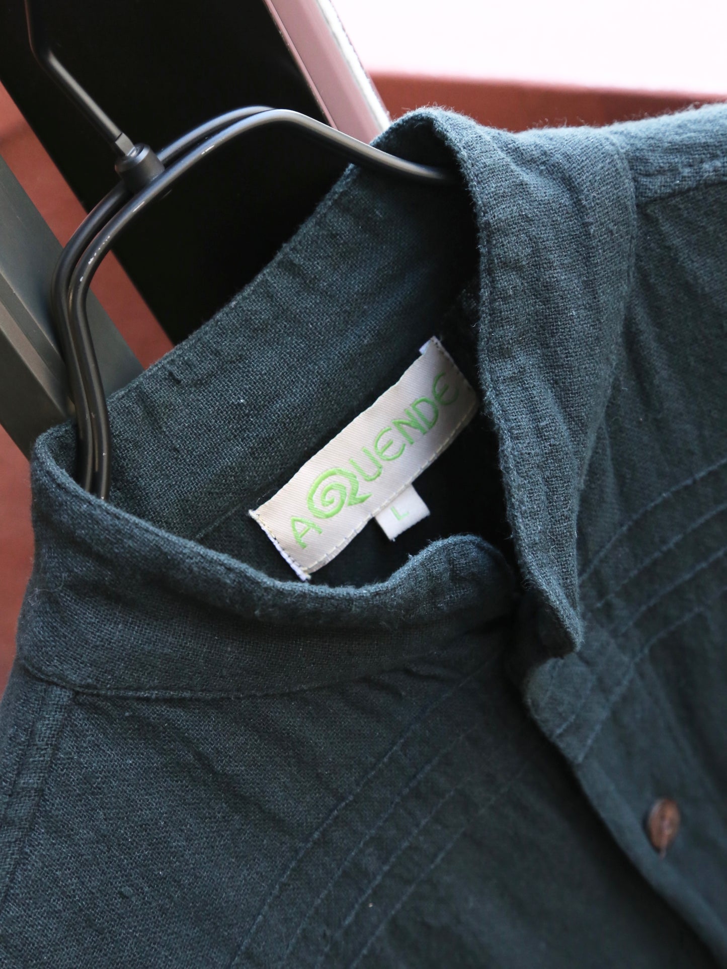 STAND COLLAR L/S COTTON SHIRT