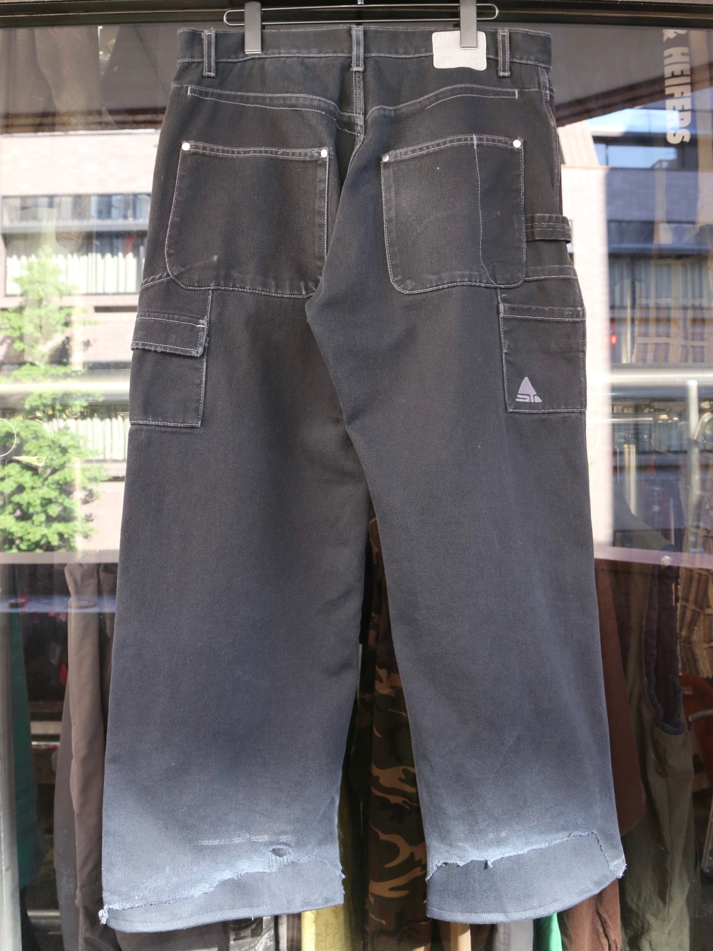 2000S LEVI'S SILVERTAB BAGGY DENIM PAINTER  PANTS